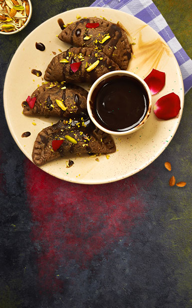 Choco Nutty Gujiya Recipe (3 Steps Recipe)