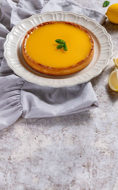 Eggless Lemon Oat Tart Recipe