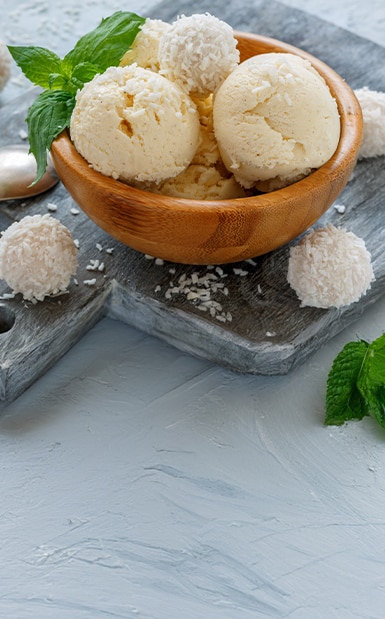 Easy Coconut Ice cream Recipe