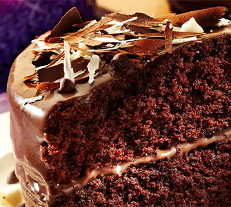 Chocolate-Glazed Fudge Cake Recipe - BettyCrocker.com
